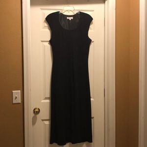 Dress Barn - Long black dress sized 16 formal